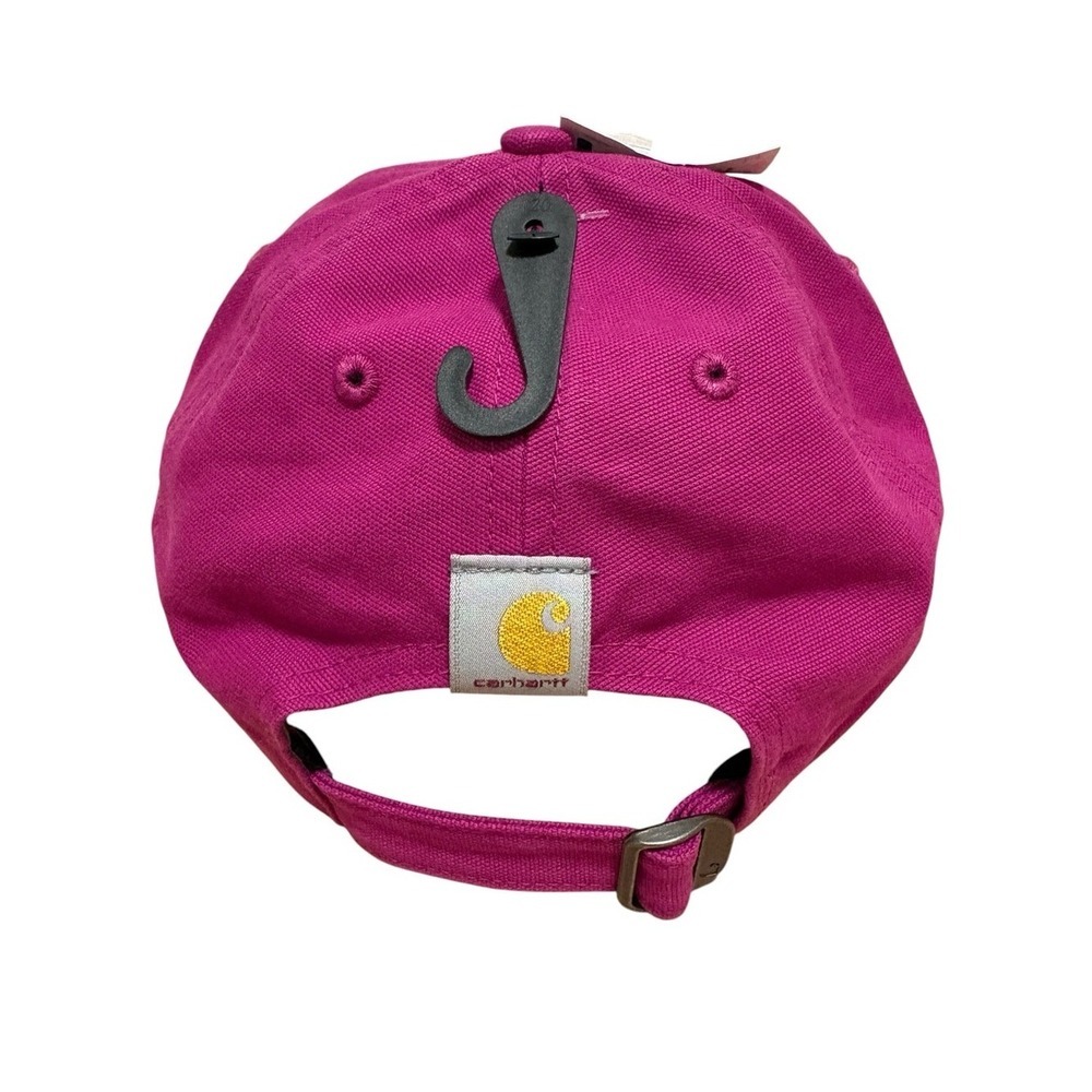 Carhartt Force Canvas Script Graphic Baseball Cap Hat Magenta Agate OS NWT - Picture 2 of 5